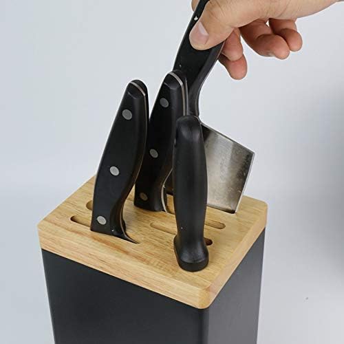 Knife Block Storage Stand Kitchen,Only Selling Cutter Holder,Box Supplies Household Knives Shelf with Space Aluminum