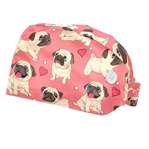 Casquettes de travail respirantes JDEZ calots bouffants anti-transpiration pour cheveux