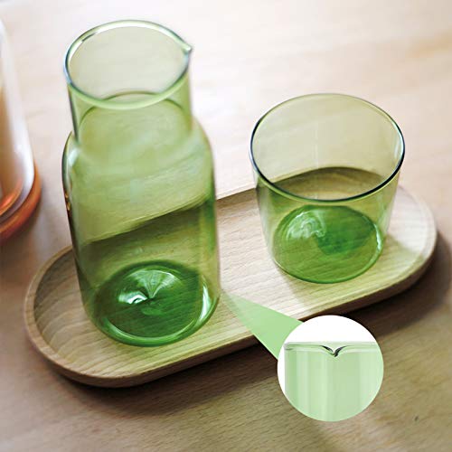 Cabilock Set de 1 Vaso Verde de Vidrio miniatura 4