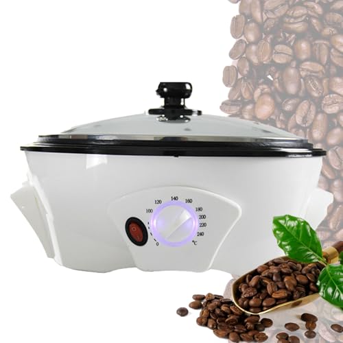 Máquina Tostadora de Café Para Hogar, Máquina Eléctrica de Tostado de Granos de Café de 800G con Temperatura Ajustable de 0-240℃, Antiadherente, Para Café, Tienda y Uso Doméstico