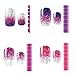 Produktbild Kapian Glitzer Nagelaufkleber,Steigung Nail Art Aufkleber,Nagelsticker,Design Selbstklebende Maniküre Einfarbig Sticker Schöne Mode DIY Dekoration Nagelsticker