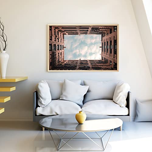 Euwazram Matte Gold 24X36 Frame - Single Frame, 24 X 36 Poster Frame For Artwork thumb #4