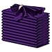 P Pothuiny 12 Stück seidig-violette Satin-Servietten, 43,2 x 43,2 cm, quadratisch, glatt, Hochzeitsessen, Stoffservietten, Tischservietten für Bankett, Party, Restaurant, Dekoration, Thanksgiving