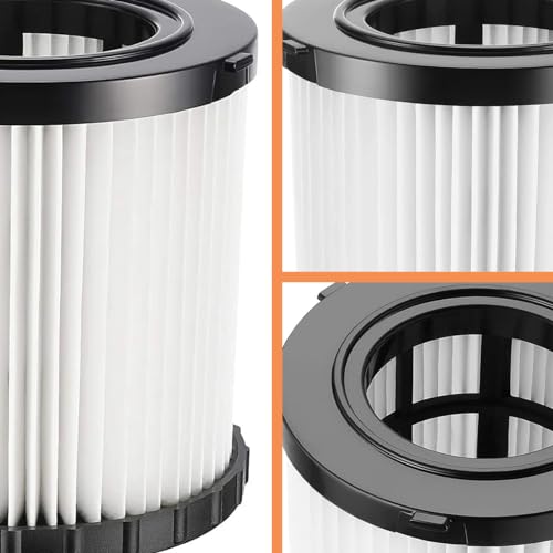 MZY LLC 4 Pack DCV5801H HEPA Vacuum Filter Replacement for DEWALT DCV580 DCV581H DCV5801H 20V MAX Wet/Dry Vacuum, Washable & Reusable by MZY LLC - Used condition - Image 7