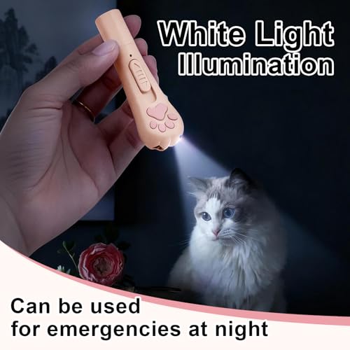 Jouet interactif portable pour chat Walfront anti-ennui avec 5 modes réglables - 6