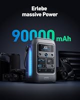 Anker SOLIX C300 DC Powerbank Powerstation, 288Wh Akku für mehrere Geräte, LiFePO4 Akku, 300W Solargenerator, Für Camping, Draußen, Reisen, Notfälle (Netzteil Nicht im Lieferumfang) – Ansicht 2