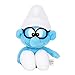 Smurfs Brainy Smurf, Stuffed Animals Plush Toy for Kids Backpack Clip 8"