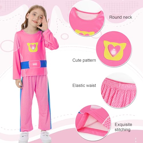 Disfraz para niñas Halloween Camiseta y pantalón miniatura 4