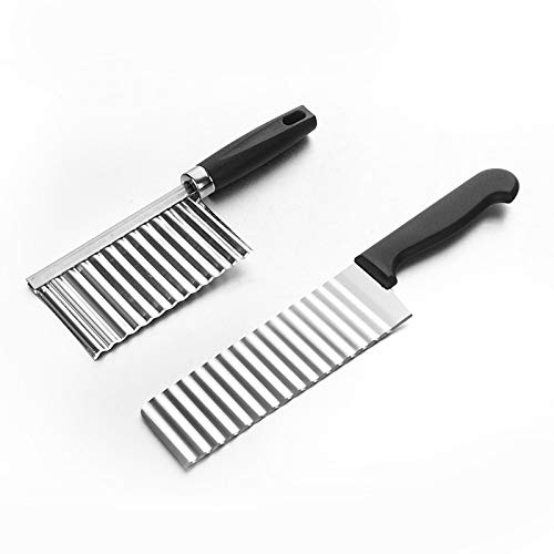 Coupe-froissement Couteau à Coupe Froissée Trancheuse De Pommes De Terre En Acier Inoxydable Cover