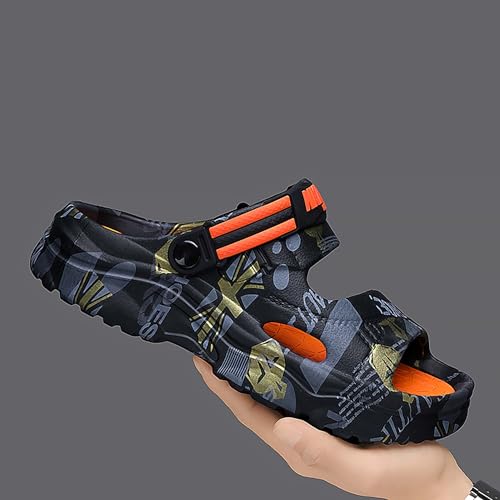 Men's Beach Shoes, Comfortable and Lightweight in Summer, Flat Sandals, one line Slippers, Lazy Shoes4