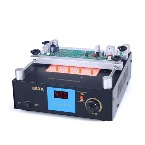 Precalentador 853A digital para evitar daños térmicos al desoldar componentes BGA y PCB 7