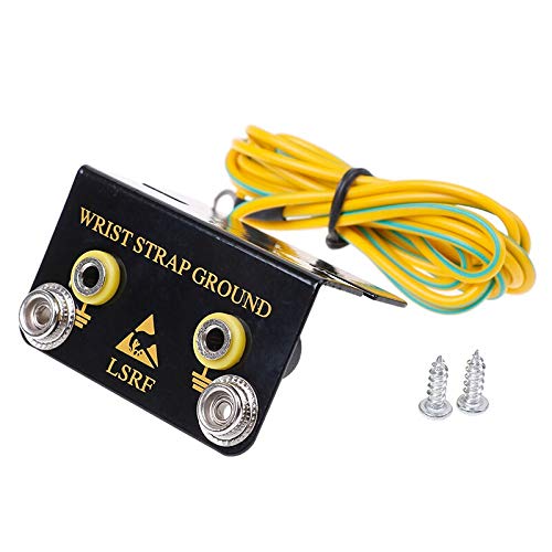 Youmile 2PCS ESD AntiStatic Wrist Straps Adjustable Strap Anti Shock Wristband with Double