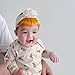 XZQYDS Baby Flower Wigs Bangs Headband Infant Floral Faux Hair Band Fashionable Flower Wigs Hair Accessory for Girls Aged 0-6