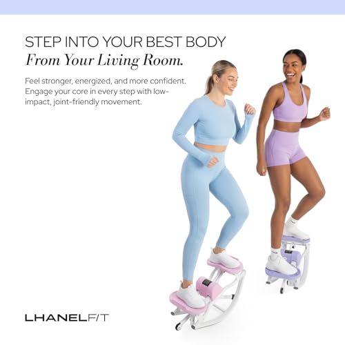 Image of The Rock Stepper - Side to Side Rocking Stepper Machine for Home Workouts - Low Impact Indoor Cardio Leg Glute and Core Training - Quiet Compact Step Rocker Exercise Equipment