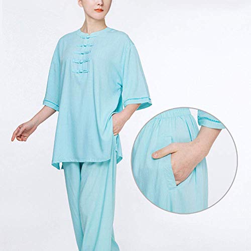 Sennian Tai Chi Suit Clothing Unisex Uniforms Kung Fu Martial Arts Sets Wing Chun Costumes Qi Gong Shaolin,White-Xl #TOP2