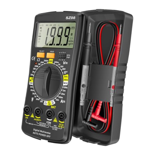 Multimètre Numérique Portable Sz08 Test Diode et Arrêt Automatique