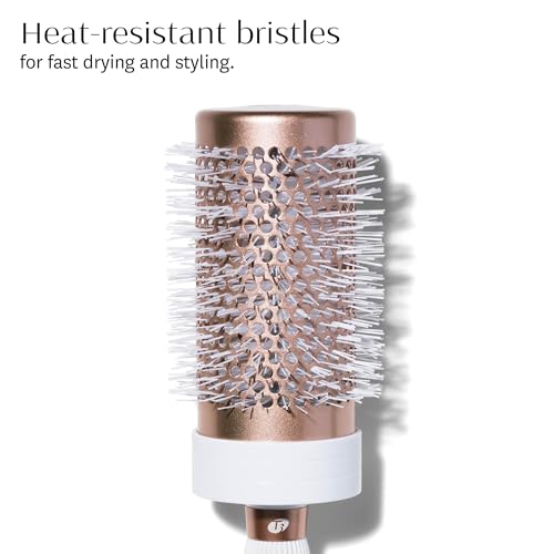 T3 Volume Round Hair Brush Ceramic-Coated Barrel Vented Round Brush for Blow Drying Heat Resistant Bristles - Image 2