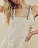 ebossy Women's Laced Embroidered Tulle Bib Dress C... #2