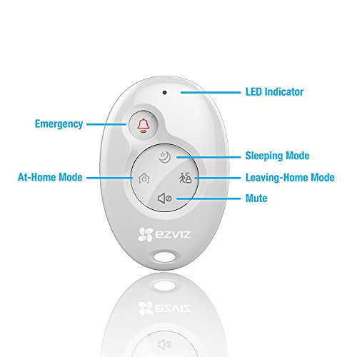 EZVIZ Alarmset, bevat 1 x alarmcentrale A1, 1 x afstandsbediening K2, 1 x draadloze deur- en raamsensor T6, 1 x… - Image 4
