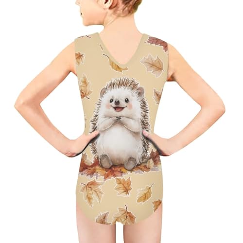 Image of Girls Swimsuit 3-14Y One Piece Swimwear Sleeveless Girls Bathing Suit