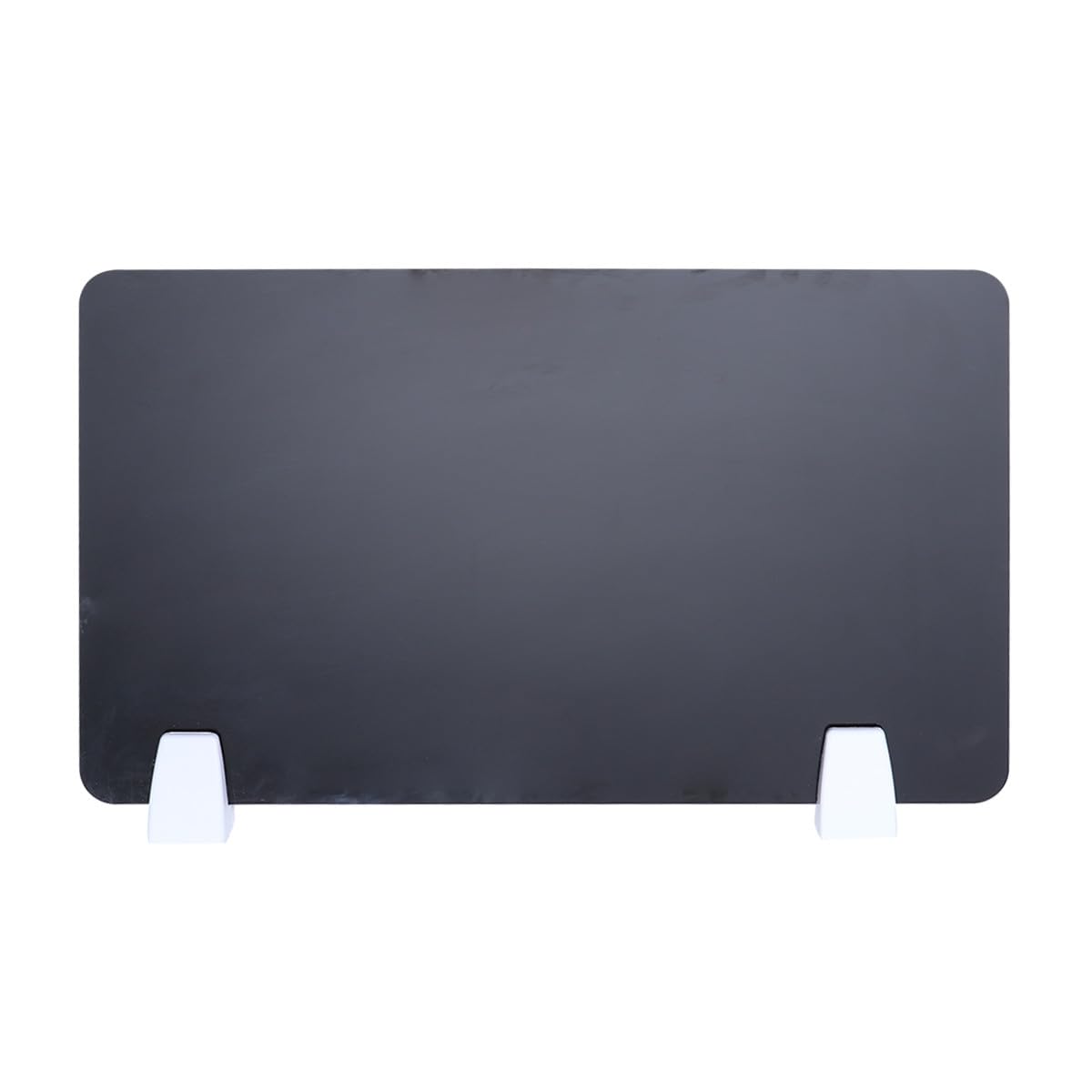 Séparateur de bureau acrylique noir écran de confidentialité ABOOFAN pour l'école
