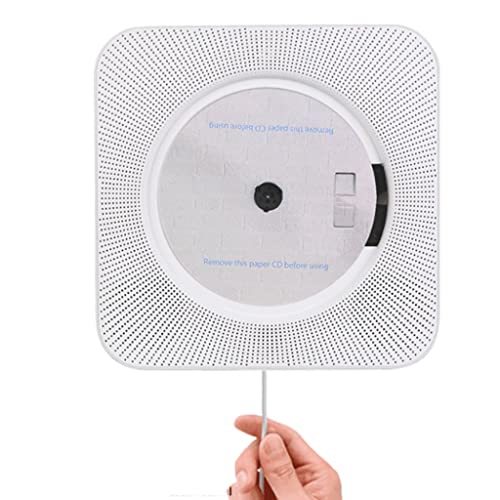 This wall mounted CD player can be mounted on the wall,in this easy,it is space saving.