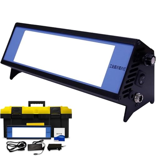 Visionneuse de film LED industrielle de 45 W, avec interrupteur à pied, luminosité maximale 90 000 Cd/m² (260 000 lux)