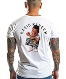 Art Society Radio Raheem TOON White TEE Shirt Front/Back Mens SMALL-5XLARGE Limited Edition Made in USA (Radio Raheem TOON White TEE Shirt F/B, US, Alpha, X-Large, Regular, Regular)