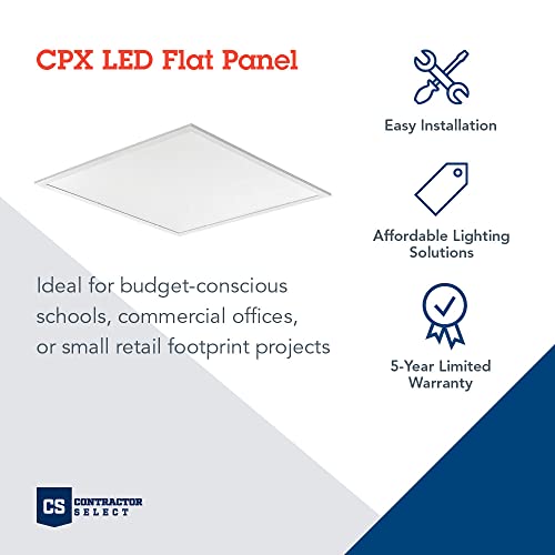 Image of Lithonia Lighting CPX 2x2 LED Flat Panel Light Adj Lumens, 3-in-1 CCT