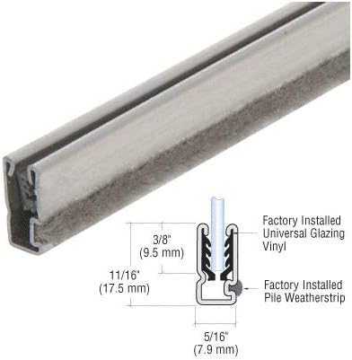 CRL-Sash Mill Universal Storm Window Frame - 12 ft Long | Requires Cutting Instructions to 94 in or Less for Shipping | Default Cutting is (1) 94 in Length, (1) 50 in Length