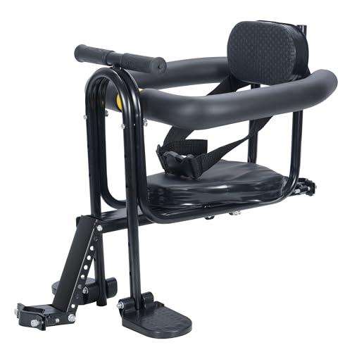 PEESHON Seggiolino Anteriore per Bicicletta Seggiolino Bambini,Seggiolini Bici Anteriore,Seggiolino...