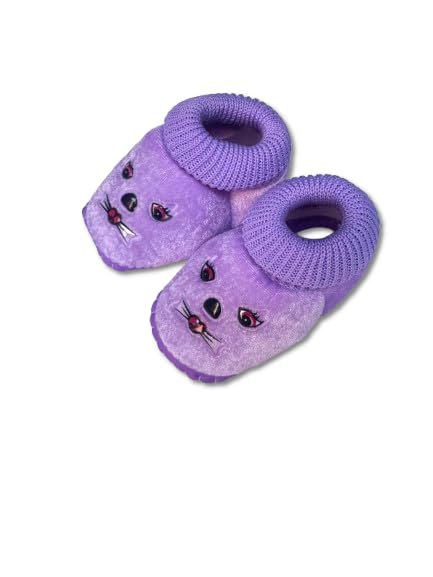 Image of Kids Unisex New Born Baby Cute Printed Stylish Fashionable, Lightweight Fabric Shoes / Infant booties /Kids Footwear / Baby Booties / Sandals for all weather for boy and girl (up to 0-12 months) Multicolour Pack of 3