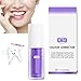2PCS V34 Colour Corrector Toothpaste, Teeth Whitening Sensitive Teeth Toothpaste, Intensive Stain Removal Enamel Care Toothpaste for Sensitive Teeth (1PCS Purple)