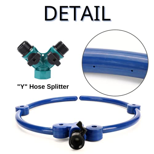 360° Tree Water System Tree Watering Ring Flower Sprinkler Garden Watering Circle Irrigation System For New Tree Outdoor Plants Raised Garden Beds Shrubs Plants, Flower Beds 2Pcs #TOP3