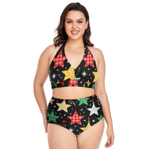 Maillot de bain 2 pièces grande taille pour galber la silhouette