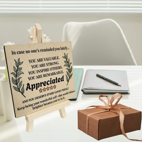 tinydabba Wooden Inspirational Desk Plaque with Easel by tinydabba - 4