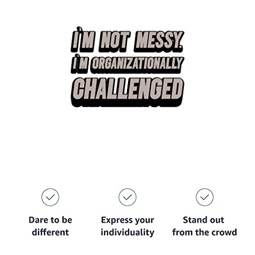 Not Messy Kids' Denim Jacket - Lazy Quotes Jean Jacket - Quotes Printed Denim Jacket for Kids4