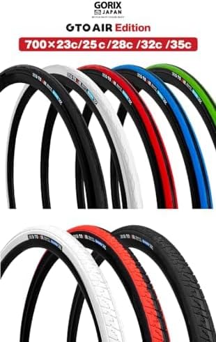 GORIX Road Bike Tire 700x23C-35C Cycling Bicycle (Gtoair)