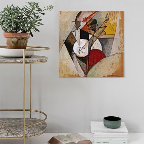 Modernisme Albert Gleizes Composition pour Jazz Toile Murale pour Mur Vide 71cm