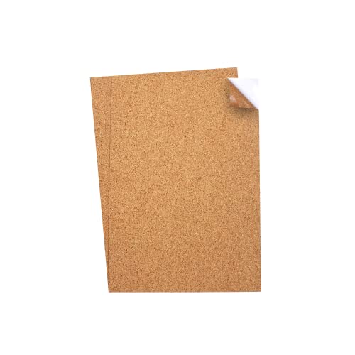 SODERTEX - Coupons feuilles de liège adhésif - 1mm - 21 x 29,7 cm - 2 pcs - L110030 - Loisir créatif Cover