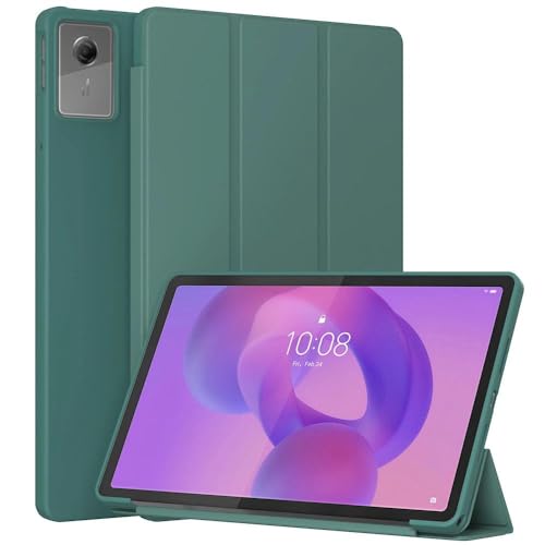 GUNPRIO Trifold Stand Case for Lenovo Tab P11 2nd Gen Case 11.5 (TB350FU / TB350XU) 2023 - Slim Lightweight & Durable Auto Wake/Sleep Support Green