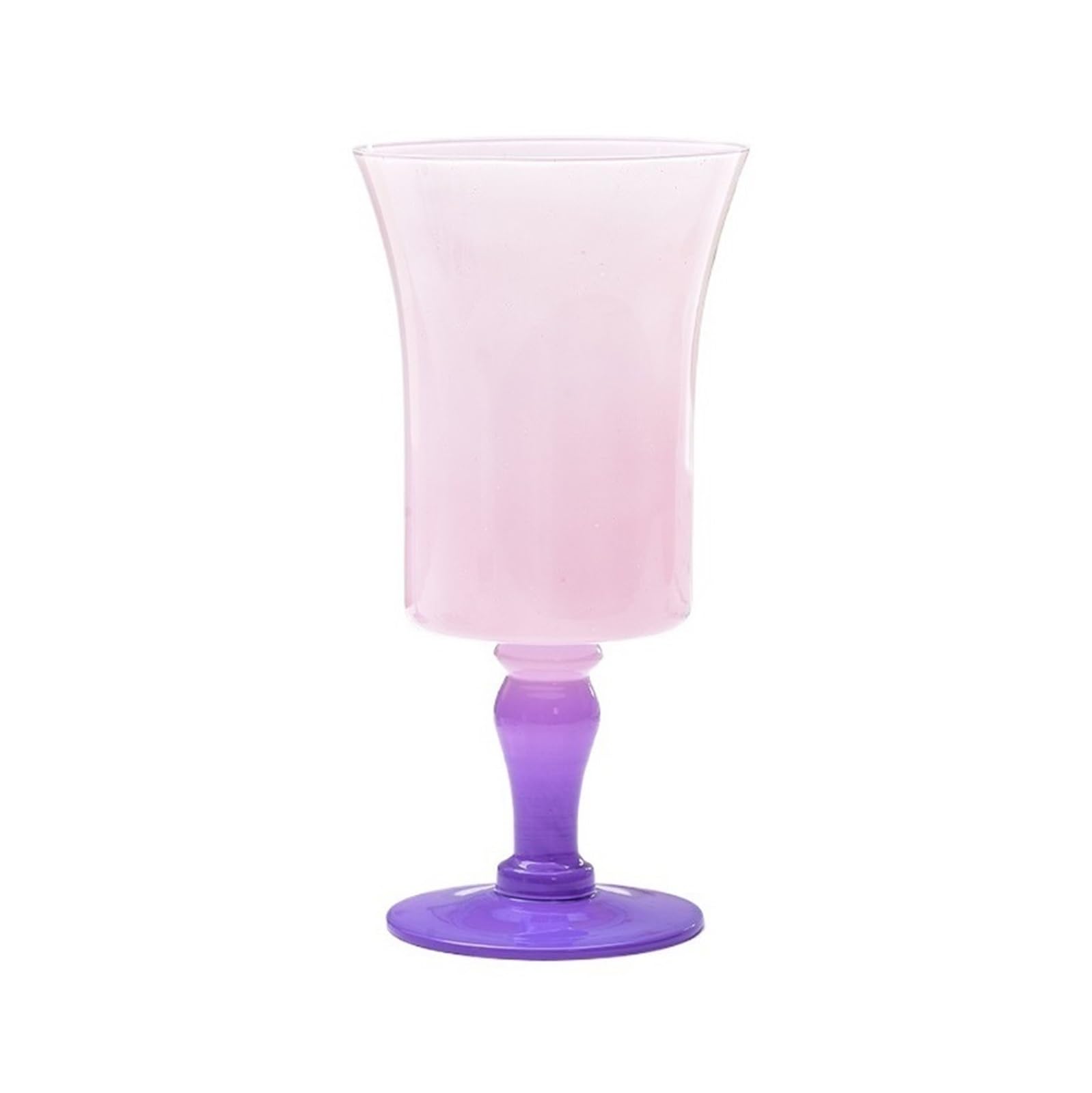 Copas de cristal de 400 ml rosas para cenas elegantes y mesas de terraza