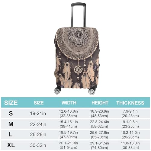 Dream Catcher Luggage Cover Elastic Suitcase Protector Case Anti-Scratch Washable Baggage Covers Protector For Traveling, Aircraft Consignment M2