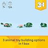 LEGO Creator 3 en 1 Tortuga con una Flor de Lirio de Agua Juguete de Construcción para Niñas y Niños - Los Niños Construyen una Figura de Camaleón, Rana o Tortuga - Idea de Regalo para Amantes de los Animales, Mayores de 7 Años - 31377 4