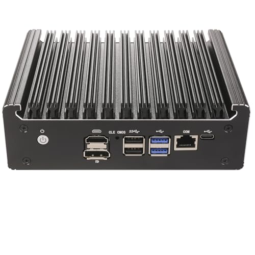 Image of 6 Port i226 2.5G Firewall Micro Appliance, Fanless Firewall Mini PC Alder Lake-N N100, HDMI, DP, Type-C, 4xUSB, AES-NI VPN Router Support pfsense Openwrt, WiFi Slot, Barebone