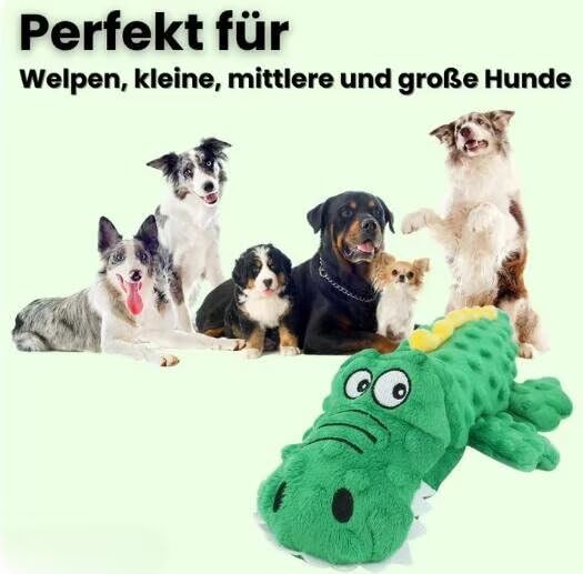 SWZEC Bella balu unzerstörbares hundespielzeug krokodil
