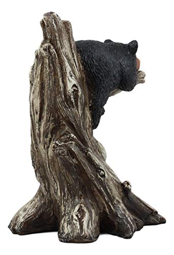 Ebros Gift Sleeping Black Bear Resin Statue #TOP11
