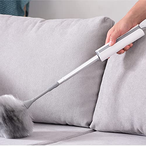 Image of 360 Spin Electric Duster, USB Rechargeable Duster Brush with Extension Pole, Duster Brush Tool Household Helper for Window Blinds Furniture Ceiling Fan