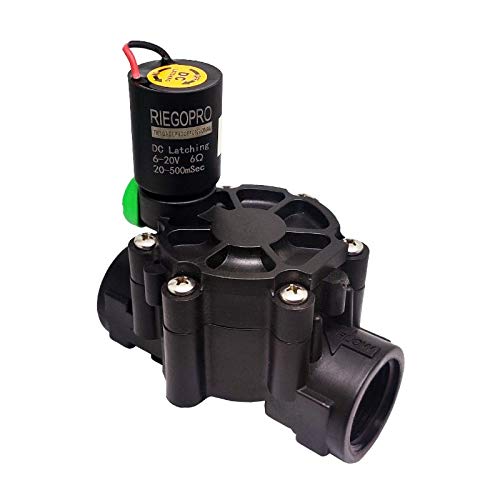 Riegopro Electroválvula RP-100 1" 9V D.C. con selector para Apertura y Cierre Manual para programadores de 9V