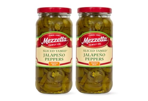 Mezzetta Sliced Tamed Jalapeno Peppers, Medium Heat | Kosher, Gluten